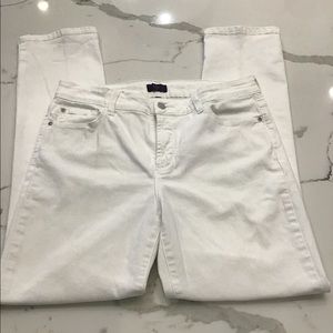 NYDJ White Skinny Jeans